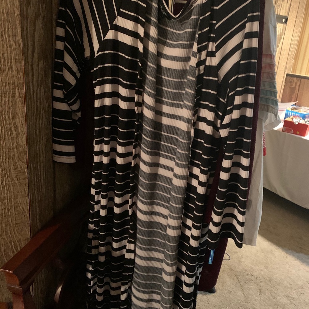Knee length sweater